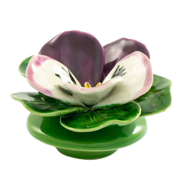 Socle 12 cm - pensée violette