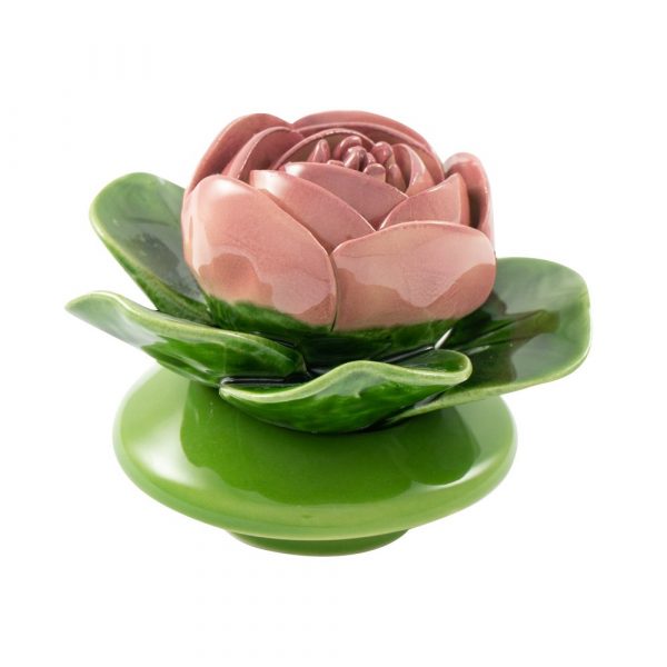 Socle 12 cm - pivoine rose moyen