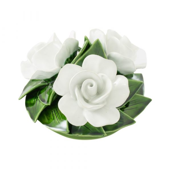 Bouquet 17 cm - roses blanches